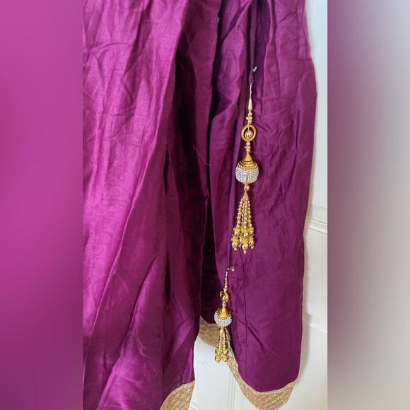 Purple Lehenga bottom - Picture 2 of 3